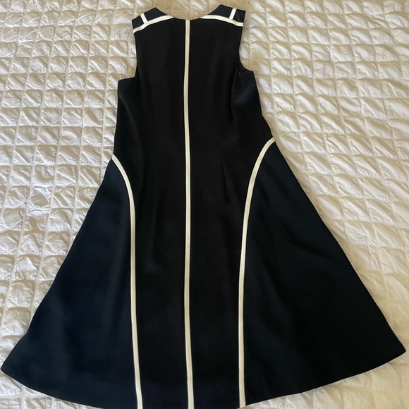 Rag & Bone Andrea  Black and White Mini Dress - Picture 7 of 7